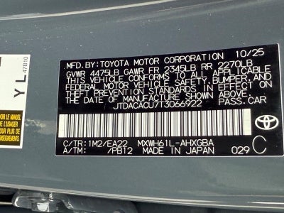 2026 Toyota Prius Plug-in Hybrid XSE