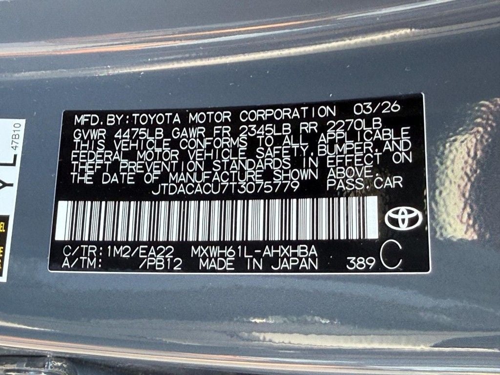 2026 Toyota Prius Plug-in Hybrid XSE Premium