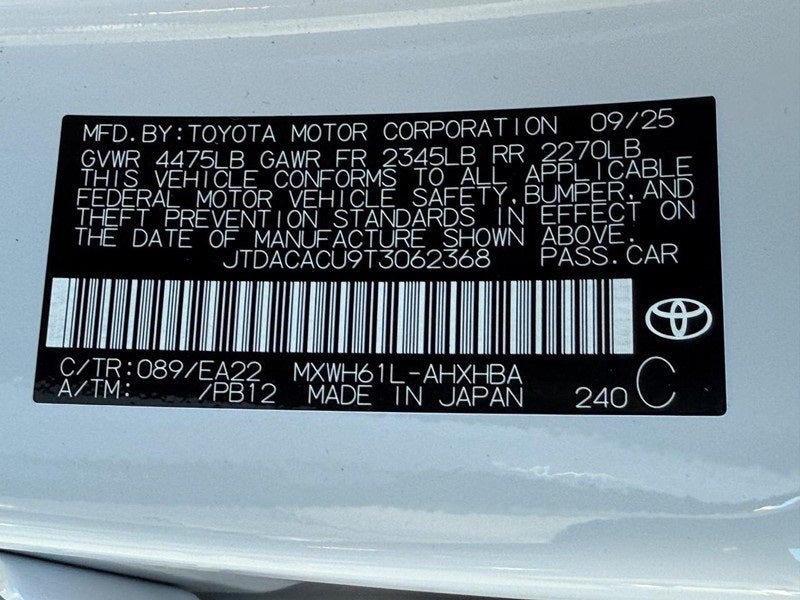 2026 Toyota Prius Plug-in Hybrid XSE Premium