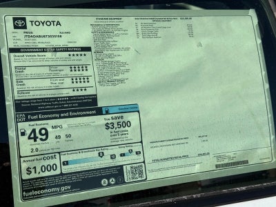 2026 Toyota Prius XLE AWD