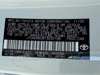 2026 Toyota Prius XLE AWD