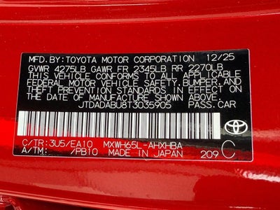 2026 Toyota Prius Limited AWD