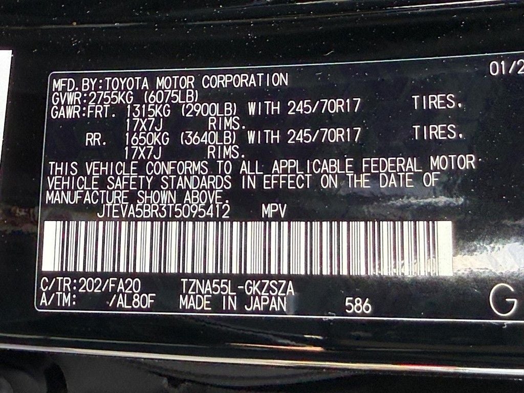 2026 Toyota 4Runner SR5