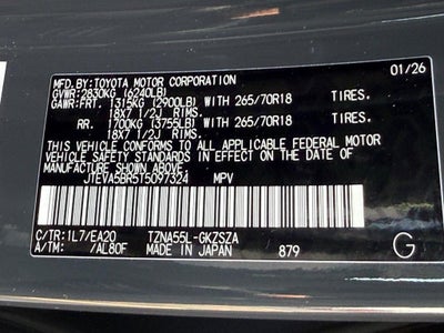 2026 Toyota 4Runner TRD Off-Road Premium