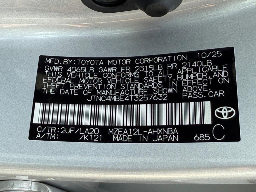 2026 Toyota Corolla Hatchback XSE