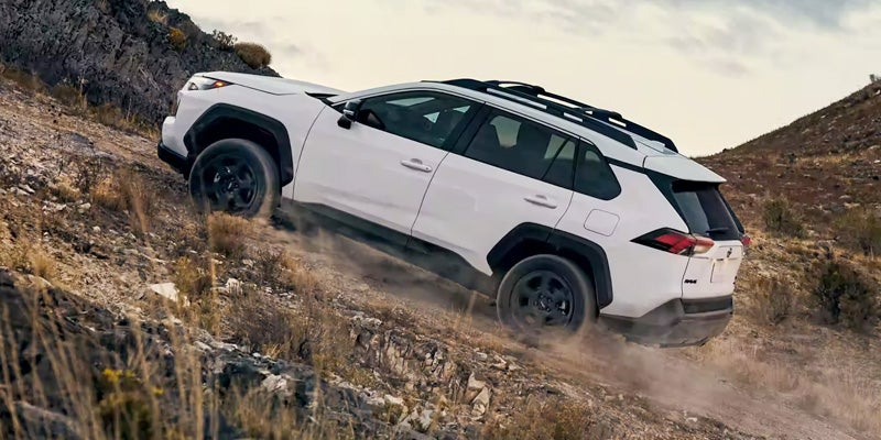 View of rear exterior driving up mountain