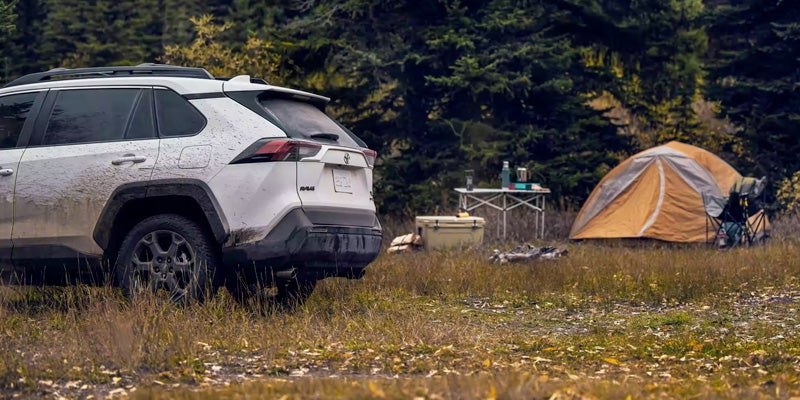 View of exterior rear of Rav4
