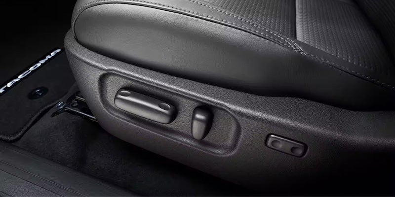 Interior view of driver seat