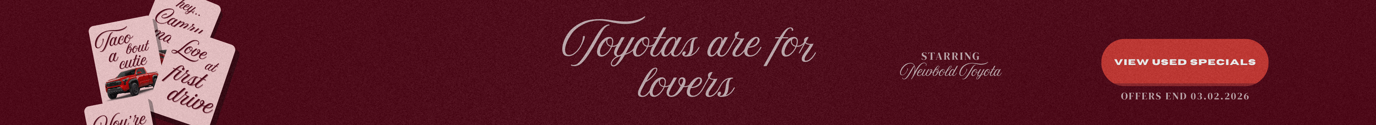 February Used Specials