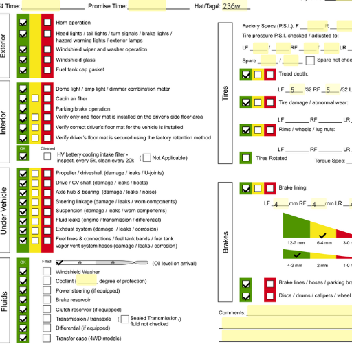 Multi-Point Inspection with Every Visit