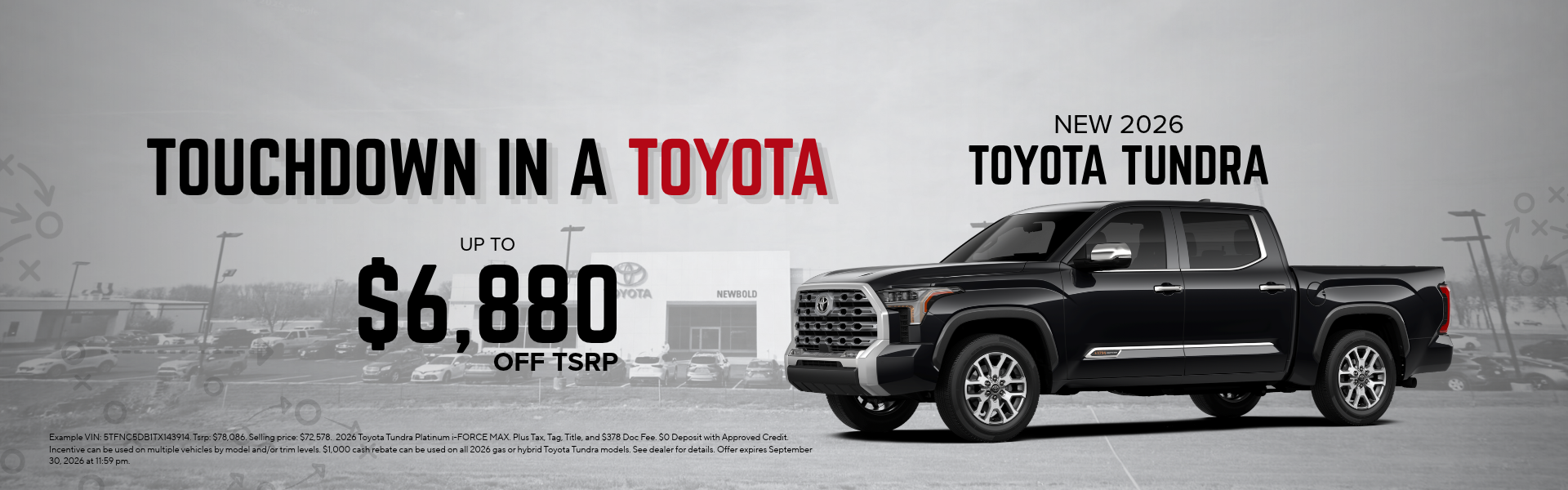 2026 Toyota Tundra Incentives