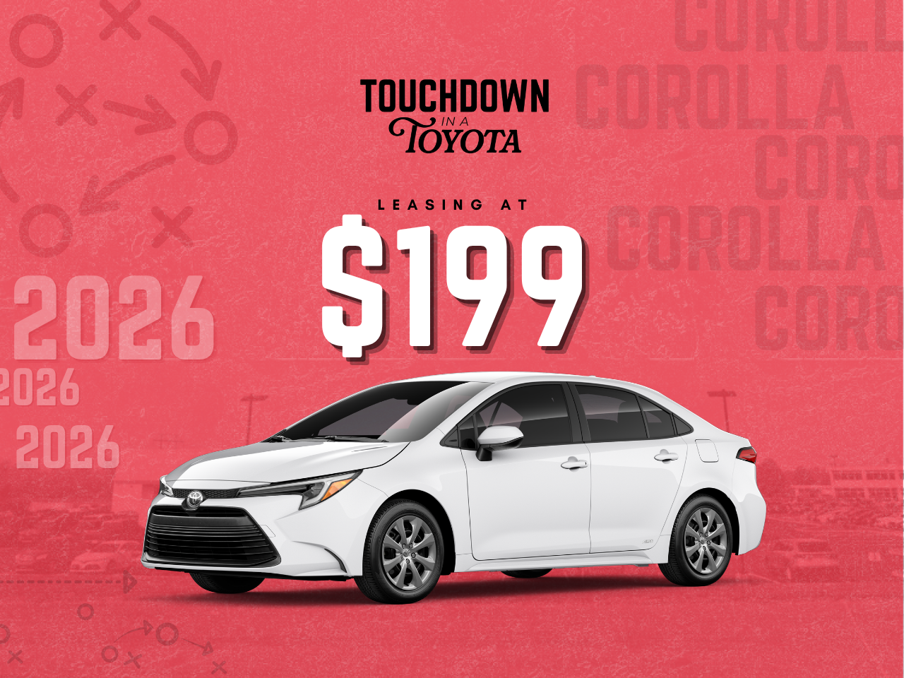 2026 COROLLA LEASE OFFER