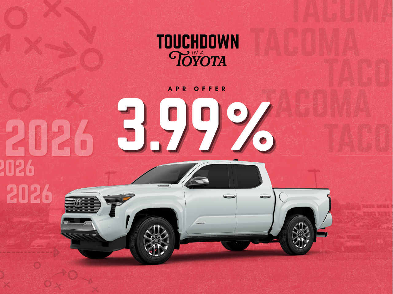 2026 TACOMA APR OFFER